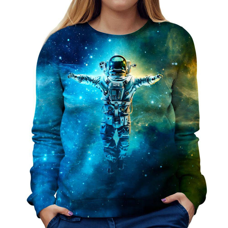Astronaut Womens Sweatshirt