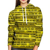 Crime Scene Womens Hoodie