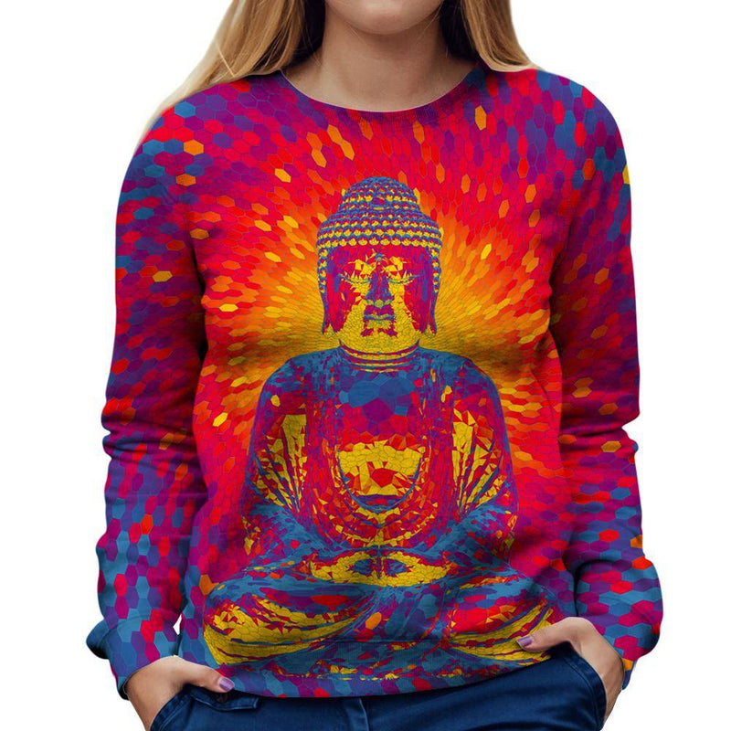 Buddha Womens Sweatshirt