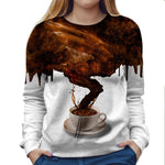 Coffee Womens Sweatshirt