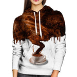 Coffee Womens Hoodie