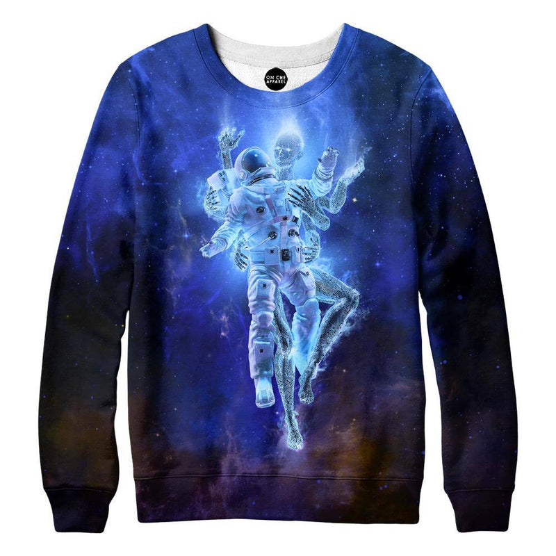 Deep Space Embrace Womens Sweatshirt