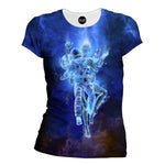 Deep Space Embrace Womens T-Shirt