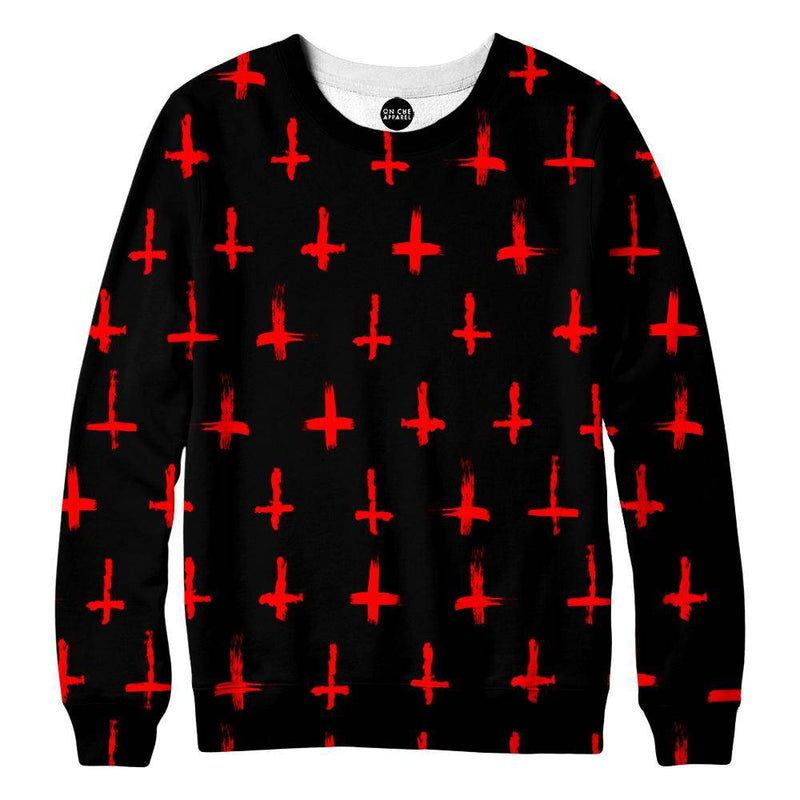 Devilish Red Cross Sweatshirt XL