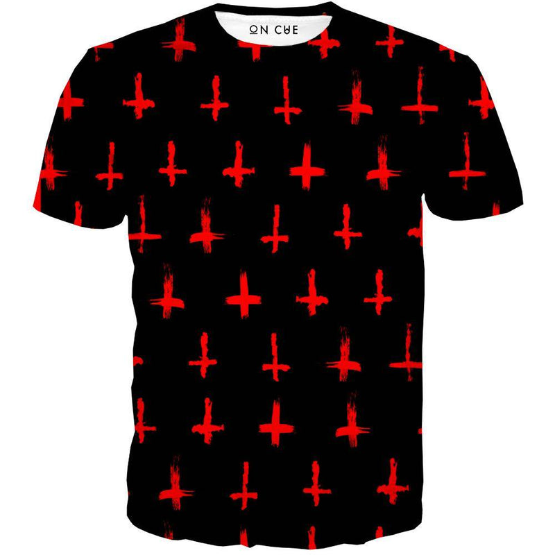 Devilish Red Cross T-Shirt