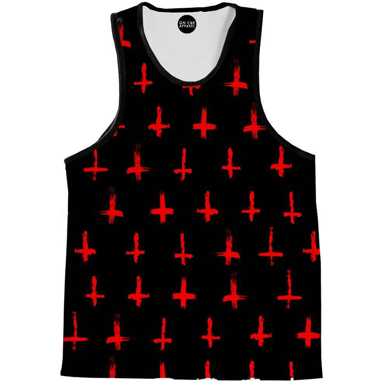 Devilish Red Cross Tank Top