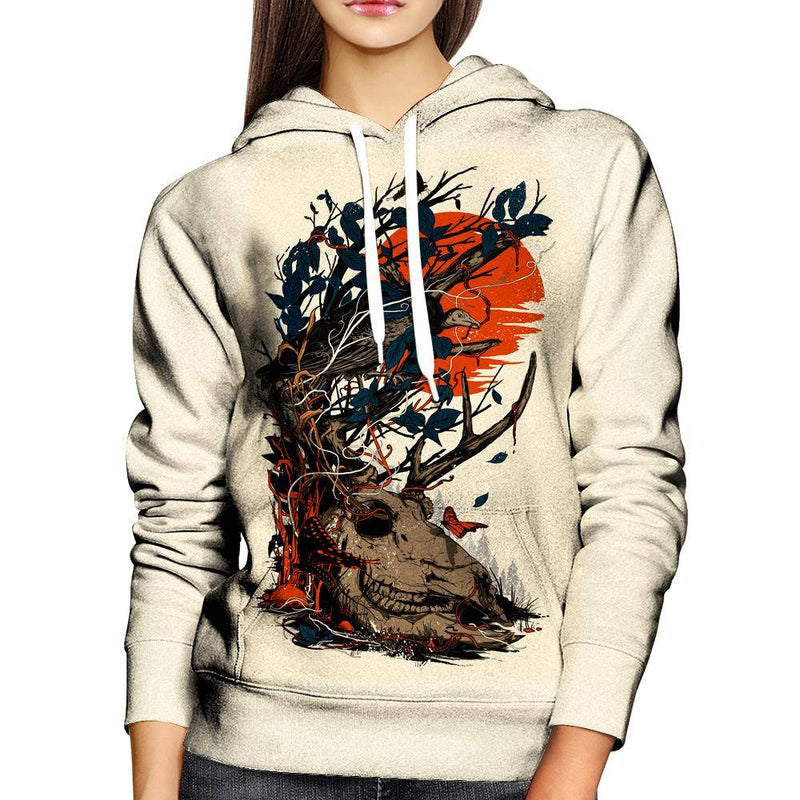 Skull Womens Hoodie