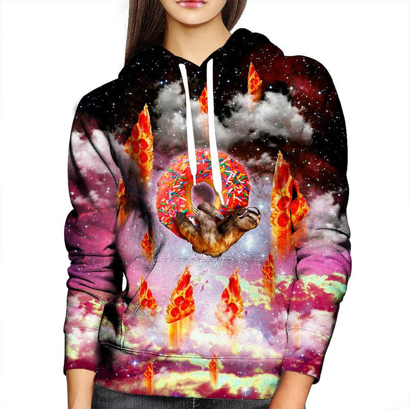 Sloth Womens Hoodie