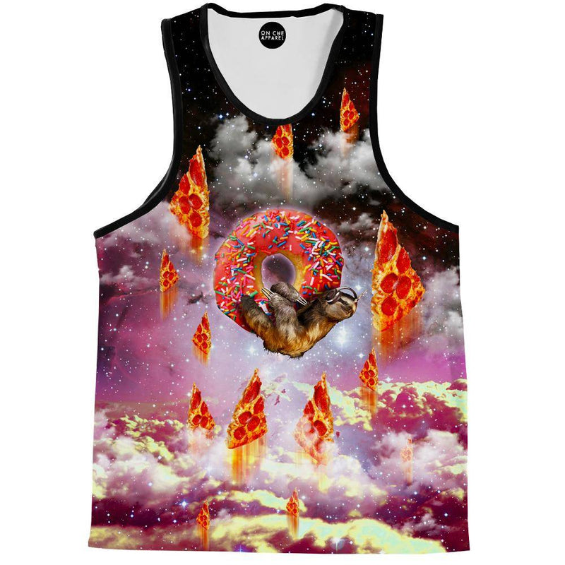Donut Loving Sloth Tank Top