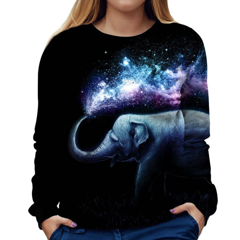 Elephant Womens Sweatshirt