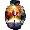 Astronauts Prism Womens Hoodie