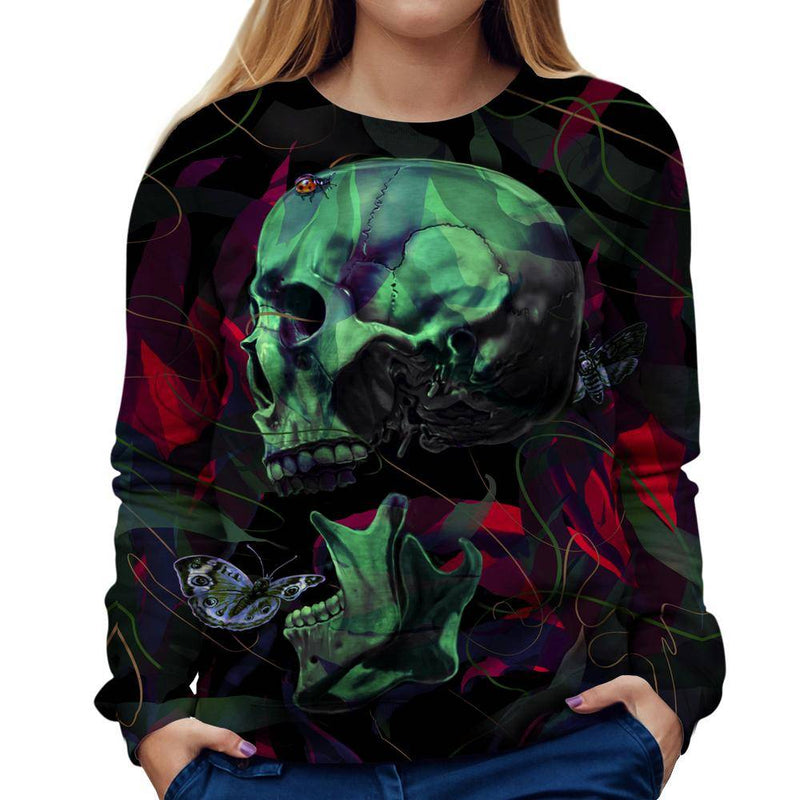 Skull Womens Sweatshirt