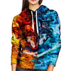 Wolf Womens Hoodie