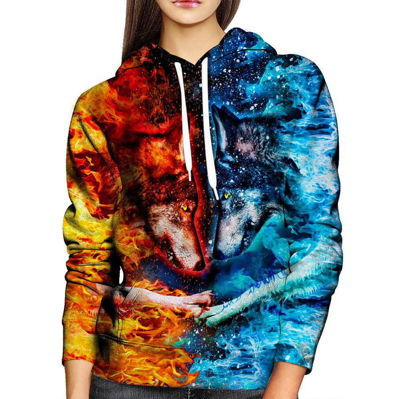 Wolf Womens Hoodie