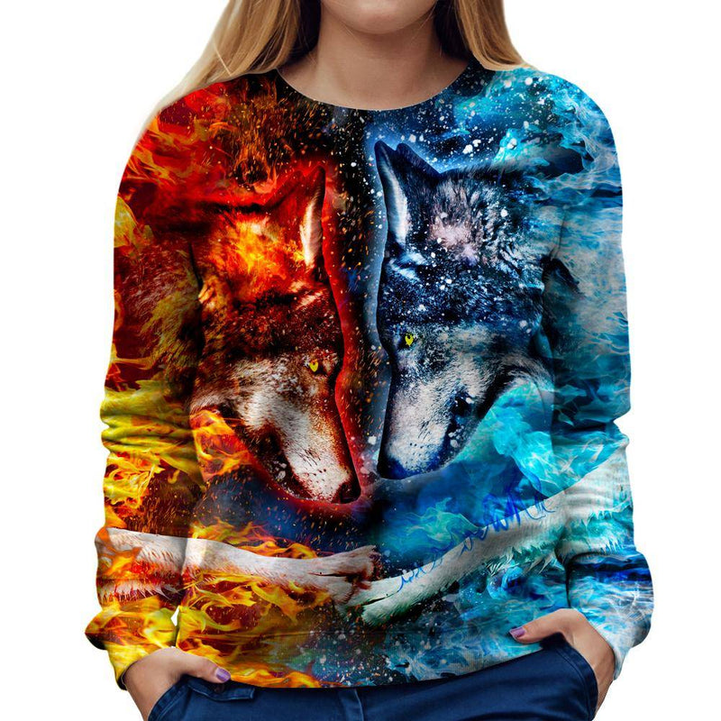 Fire and Ice Women Sweatshirt