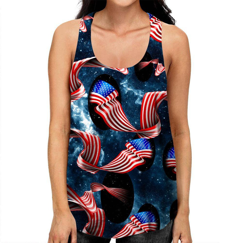 Galactic Flag Racerback
