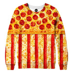 United States Pizza Womens Sweatshirt