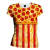 United States Pizza Womens T-Shirt