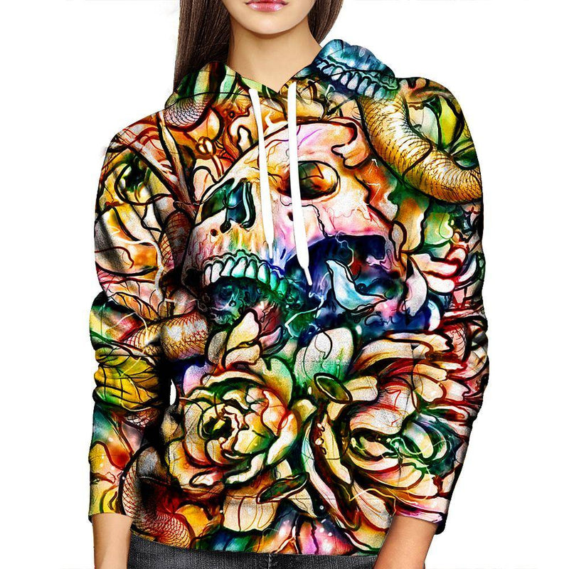 Skull Womens Hoodie