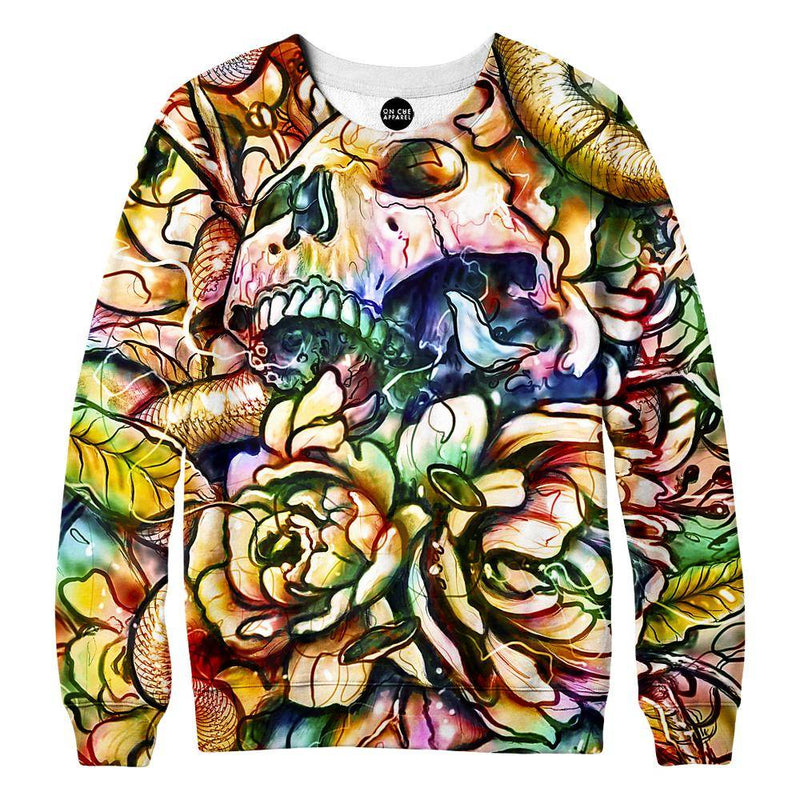 Floral Skull Sweatshirt