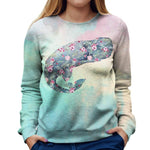 Whale Womens Sweatshirt