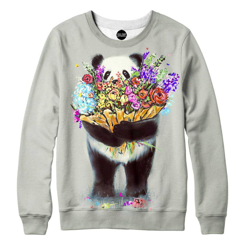 Pandas Got Flowers For You Sweatshirt