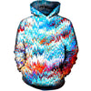 Forest Pixel Womens Hoodie