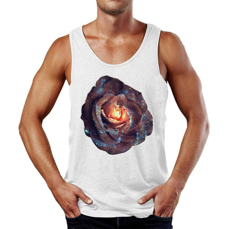 Galactic Blooming Rose Tank Top