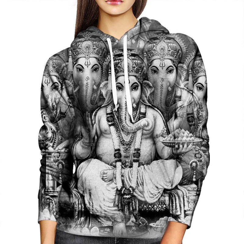 Ganesha Womens Hoodie