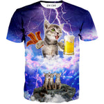 Kitties Love Beer And Bacon T-Shirt