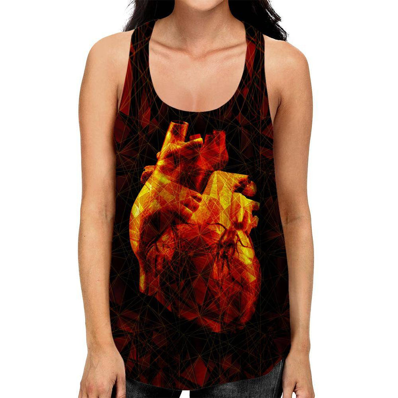 Heart Racerback