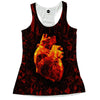 Geometric Heart Racerback
