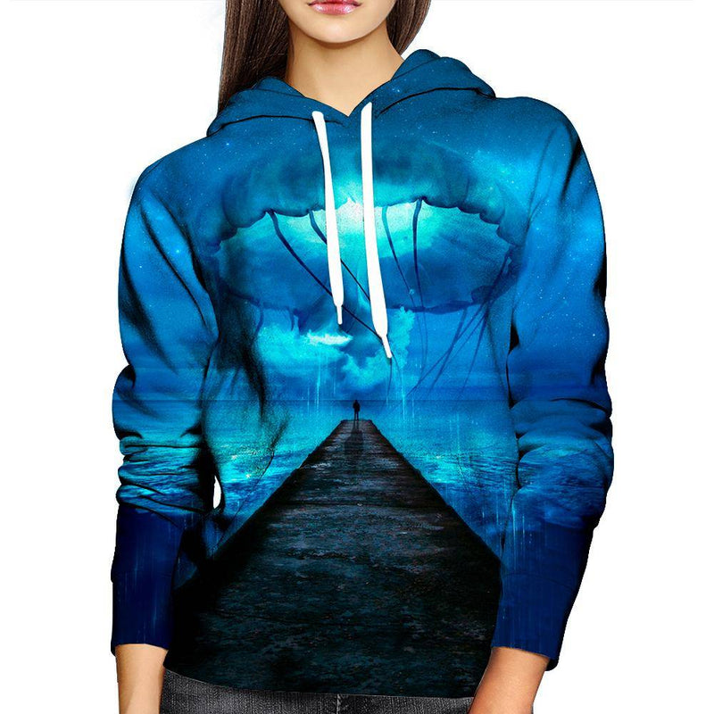 Jellyfish Womens Hoodie