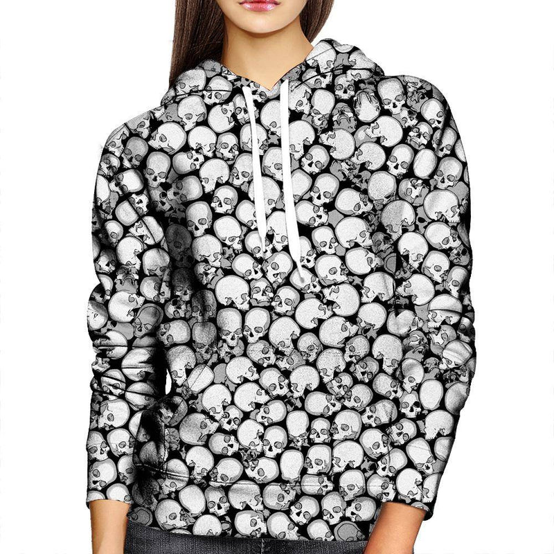 Skull Womens Hoodie