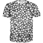 Skull Pattern T-Shirt