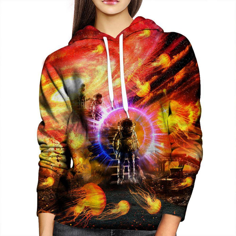Astronaut Womens Hoodie