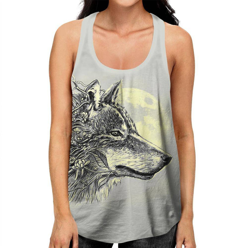Wolf Racerback