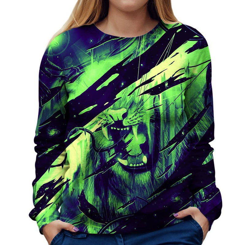 Lion Womens Sweatshirt