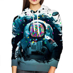 Astronaut Womens Hoodie