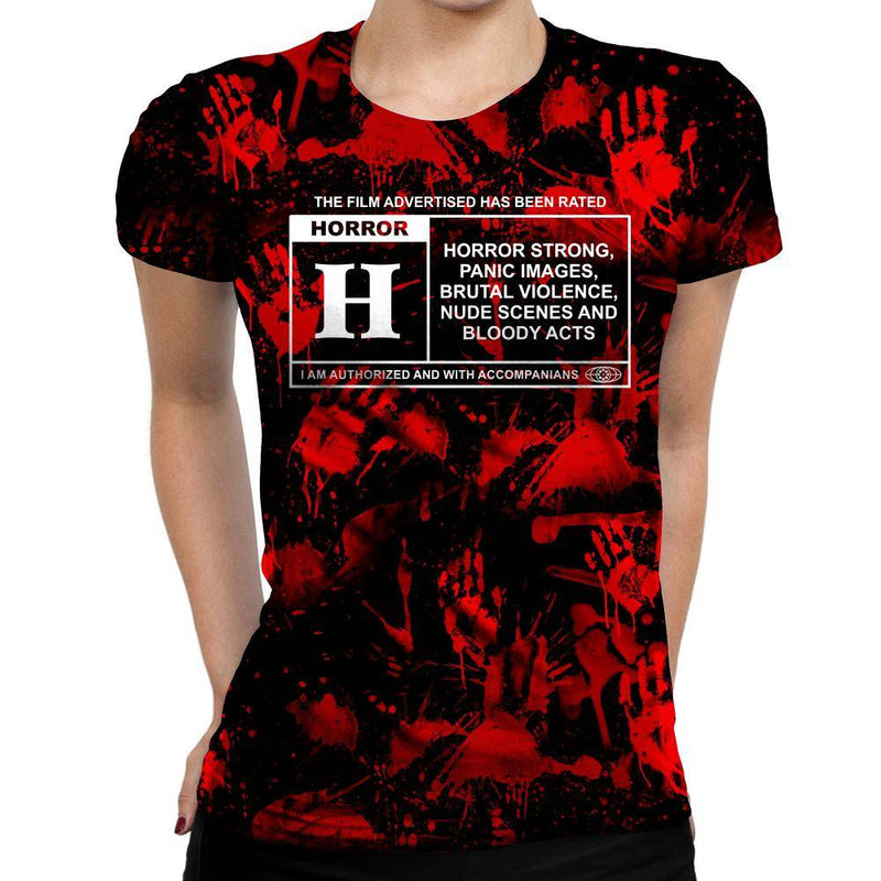 Horror Film Classification Womens T-Shirt