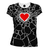 Black Heartbreaker Womens T-Shirt
