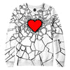 White Heart Break Sweatshirt