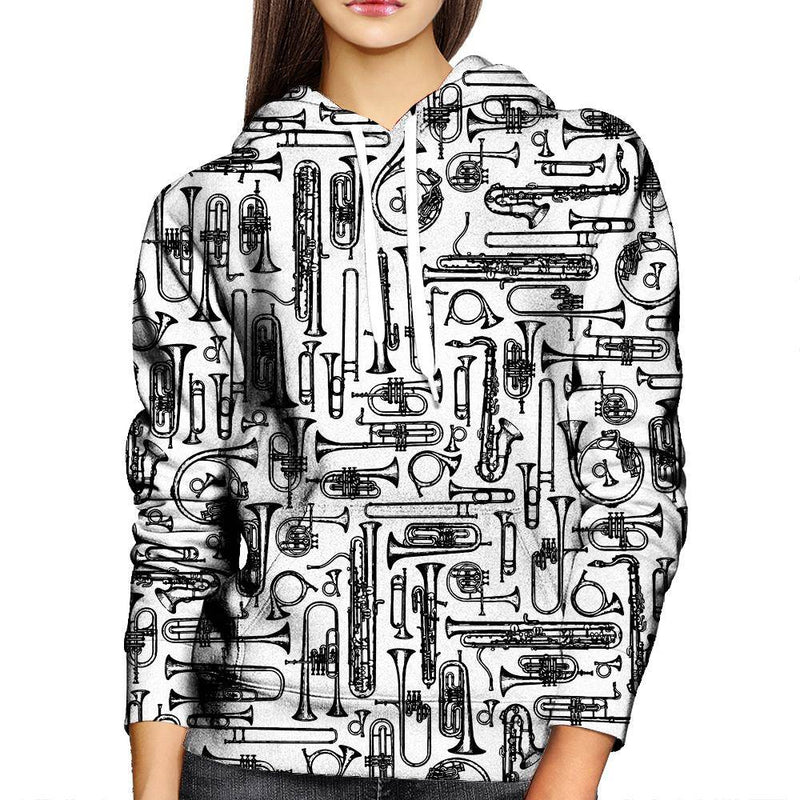 Instruments Womens Hoodie