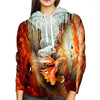 Koi Fish Womens Hoodie