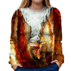 Koi Fish Womens Sweatshirt