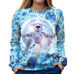 Astronaut Womens Sweatshirt