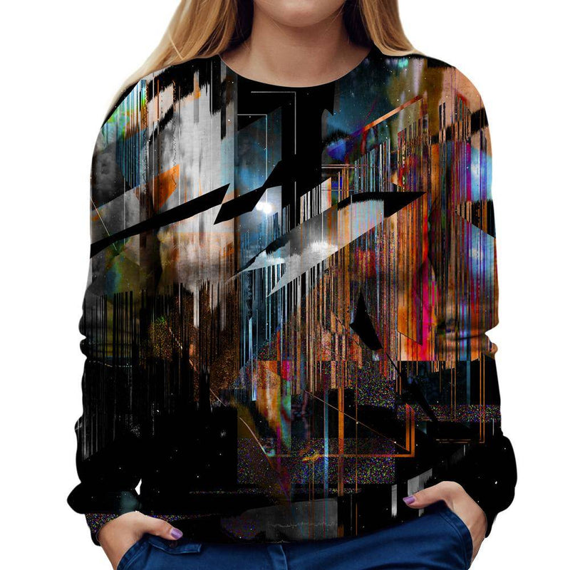 Abstract Womens Sweatshirt