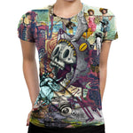 Skull Womens T-Shirt