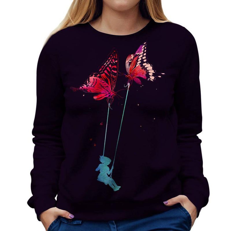 Butterfly Womens Sweatshirt