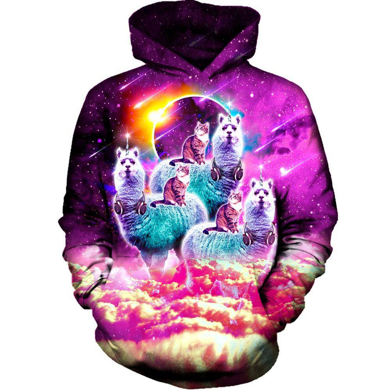 Llamacorn Cat Hoodie